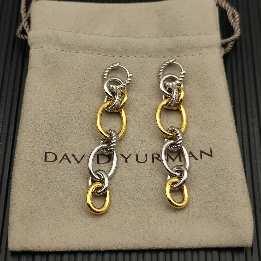 David Yurman Two-Color Mercer Multi-Hoop Earrings